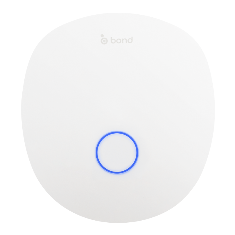 White Bond Bridge Pro with an illuminated blue control ring